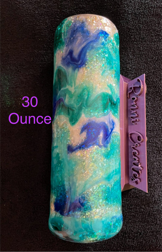 30 Ounce Ink Swirl personalization Available